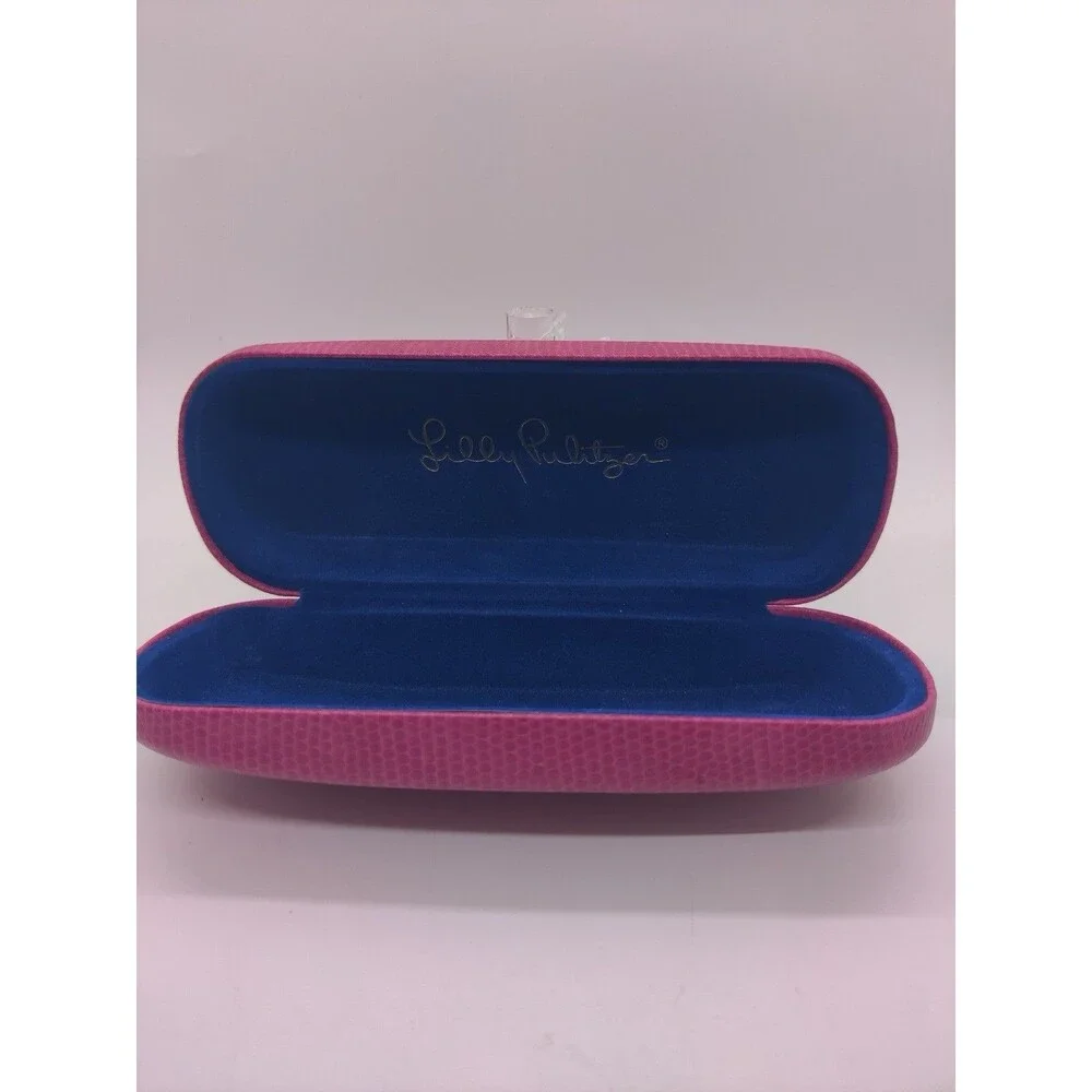Lilly Pulitzer CASTILLA Eyeglasses 51-17 140 NV Navy Heather Tort MRSP$215 &Case